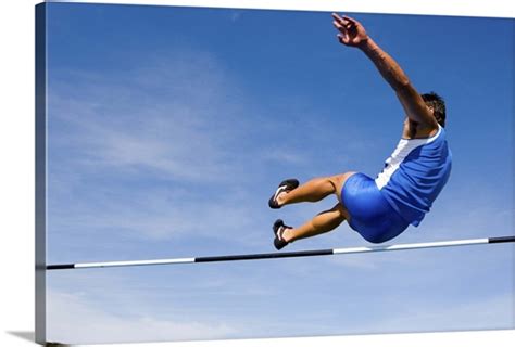 Man high jumping Photo Canvas Print | Great Big Canvas