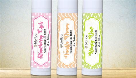 Lip Balm Labels - Custom Printing and Worldwide Shipping