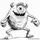 Monsters Inc Coloring Pages  Free & Printable sketch template