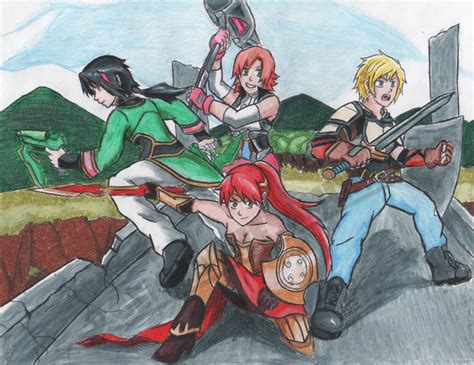 Team JNPR! :D RWBY Fanart by GenmaTheSamurai on DeviantArt