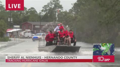 Hernando County crews rescue family trapped by storm surge floods | wtsp.com