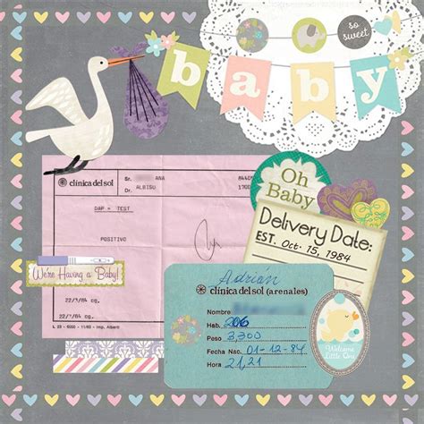 Ideas Baby scrapbook pages are one of the most important and special pages you can have in your ...