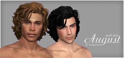 Long curly male hair sims 4 cc - bdaperu