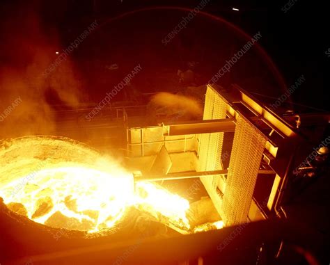 Steel production - Stock Image - T810/0005 - Science Photo Library