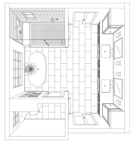 Master Bathroom Floor Plans With Walk In Shower