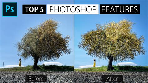 TOP 5 Photoshop Features & How To Use Them | Quick Tutorial - YouTube