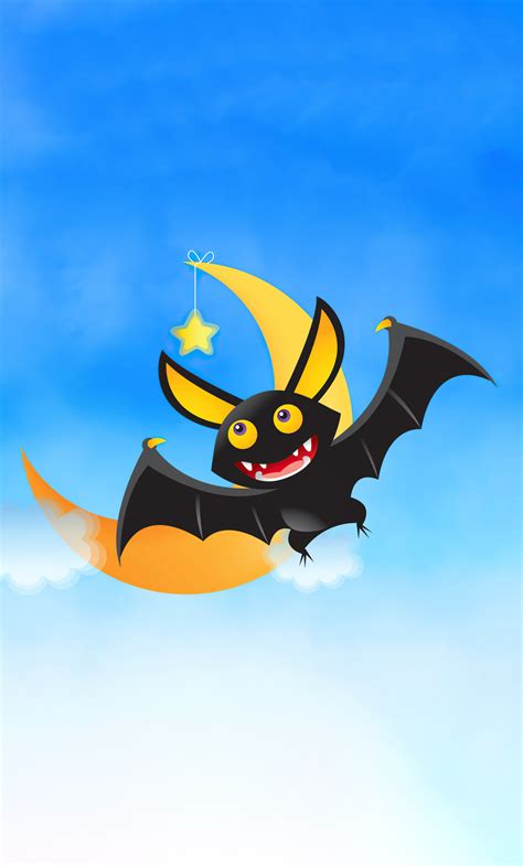 1280x2120 Bat Cute Illustration iPhone 6+ ,HD 4k Wallpapers,Images ...