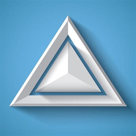 Free Vector | 3d triangle