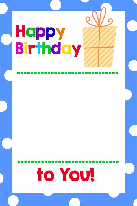 40 free birthday card templates templatelab - 40 free birthday card ...