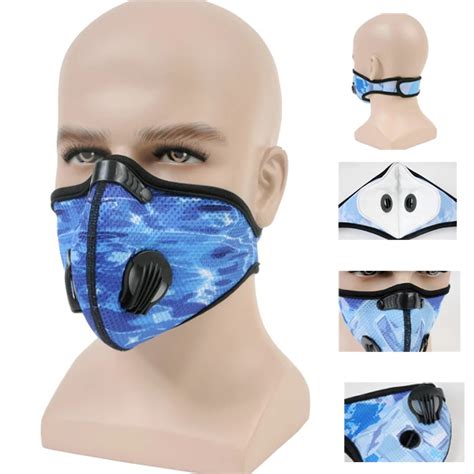 Activated Carbon Air Filter Face Mask Bike Bicycle Cycling Dustproof Motorcycle Face Mask-in ...