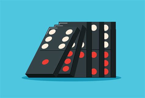 domino isolated domino effect vector illustration 18810968 Vector Art ...