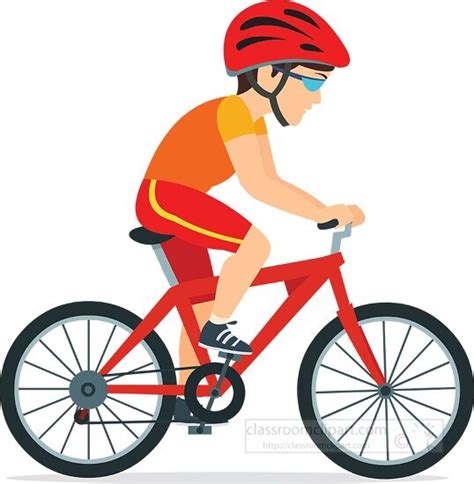 Bicycle Clipart-cycling workout riding bicycle clipart