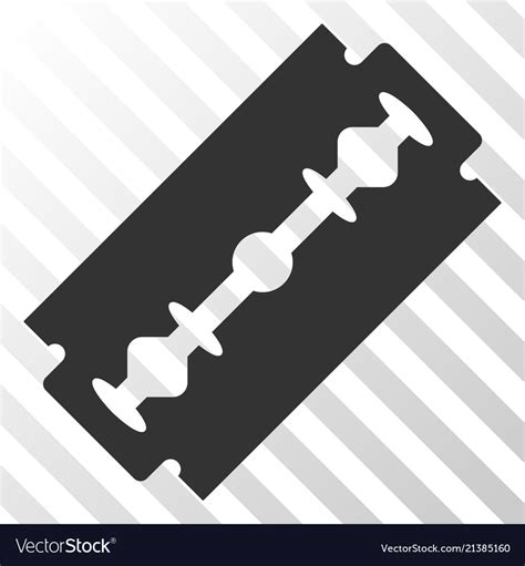 Shaving razor blade eps icon Royalty Free Vector Image