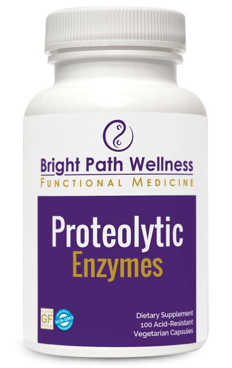 Proteolytic Enzymes - Non GMO, Gluten Free, Non Dairy - Bright Path ...