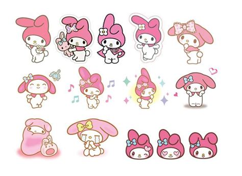 My Melody Stickers Printable Pegatinas Bonitas Pegatinas Imprimibles | Images and Photos finder