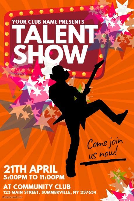 Talent Show Poster | Te encontrei