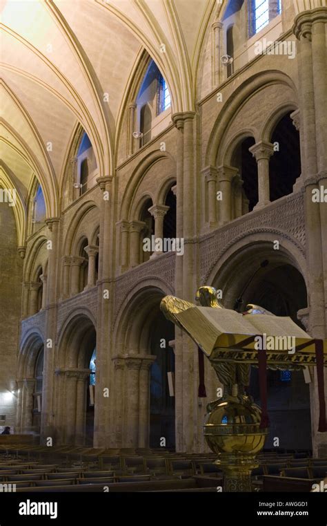 Christchurch priory interior hi-res stock photography and images - Alamy