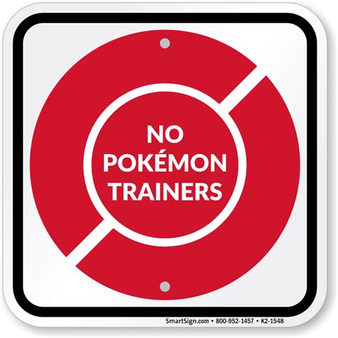 Pokémon Go Trainer Signs | Pokemon Go Signs