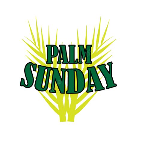 Palm Sunday Religious Clipart Transparent Background, Palm Sunday Transparent Background, Palm ...