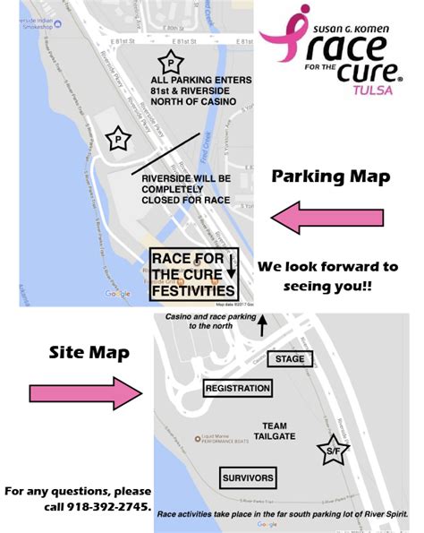 Susan G. Komen Tulsa - 2017 Komen Tulsa Race for the Cure : Maps & Parking