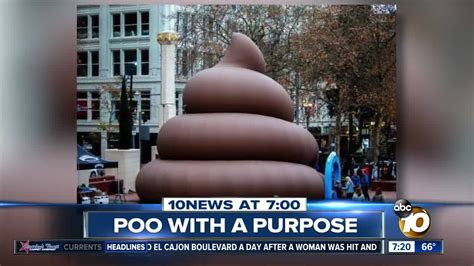 Giant poo emoji in busy downtown?