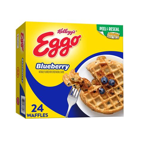 Eggo Blueberry Frozen Waffles, 29.6 oz - Shop Entrees & sides at H-E-B