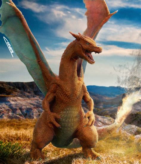 Realistic Charizard!! by Chenks-R | Pokemon realista, Pokemon en la vida real, Cosas de pokemon