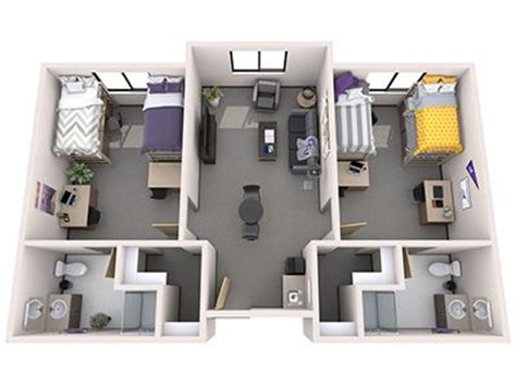 Sedona Hall | Campus Housing | Grand Canyon University | Dormitory room ...