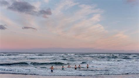 Winter swimming in Denmark