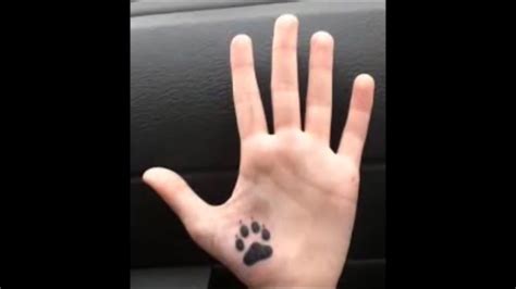 Mark of a wolf therian-no that's not my hand | Wolf paw print, Body art tattoos, Paw print tattoo