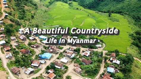 A Beautiful Countryside Life in Myanmar | Myanmar Village Life | Rural ...