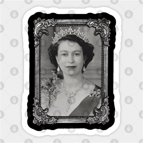 Vintage Queen Elizabeth II - Queen Elizabeth Ii - Sticker | TeePublic