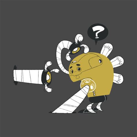 Confused Robot - T-Shirt | TeePublic