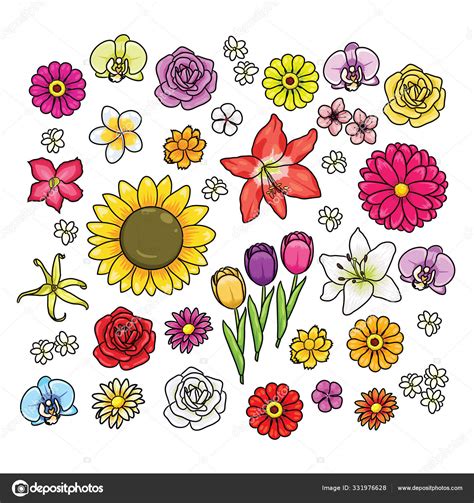 Cute Cartoon Pictures Of Flowers - bmp-jiggly