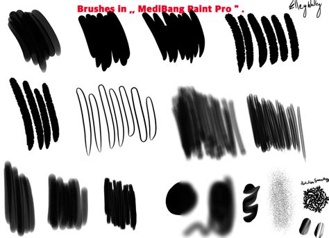 Brushes in MediBang Paint Pro by ElleyWalley on DeviantArt