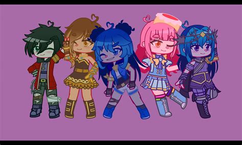 *THROWS KREW GACHA CLUB DESIGNS IN YOU'RE FACE* PS:this is not fan art it's fan designs of krew ...