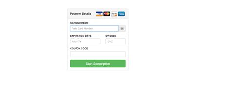 Simple Payment Form use Bootstrap | Bootstrap Themes