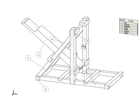 Catapult Design Sketch at PaintingValley.com | Explore collection of Catapult Design Sketch