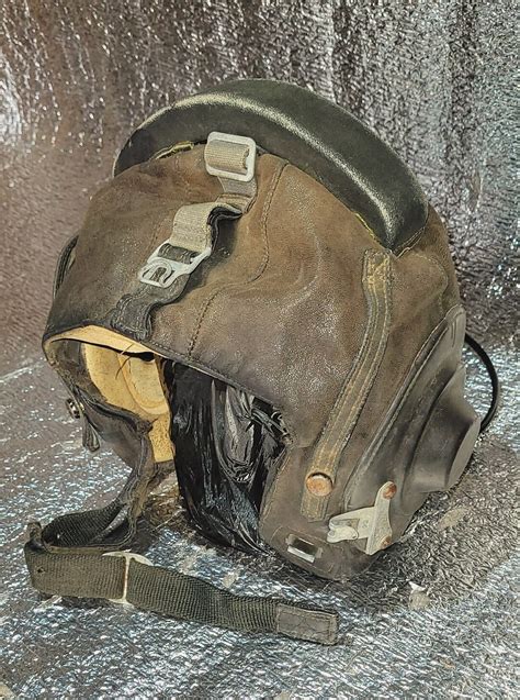 Vintage Military Leather Helmet Pilot USSR Army 1950s - Etsy