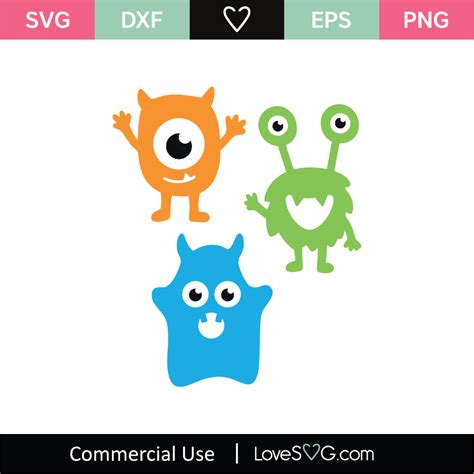 Little Monsters Movie Svg