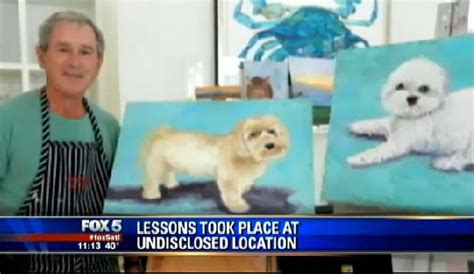 George Bush Has Painted Over 50 Puppies, And His Teacher Says He'll Go Down In History As A ...