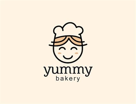 Premium Vector | Cute bakery logo design template