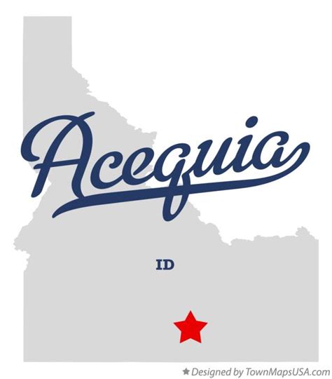 Map of Acequia, ID, Idaho