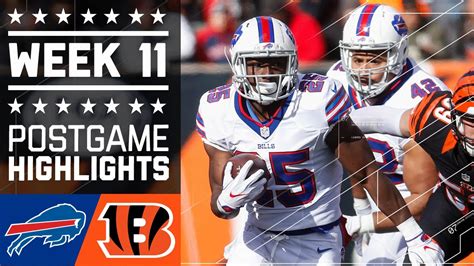 Bills vs. Bengals | NFL Week 11 Game Highlights - YouTube