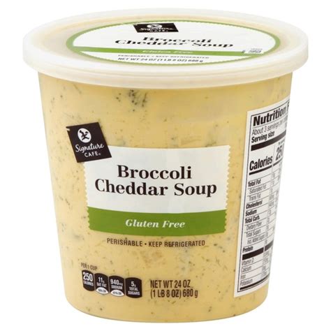 Signature Cafe Broccoli & Cheesy Cheddar Soup from Safeway - Instacart