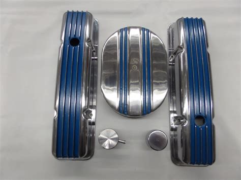 sbc painted valve covers/ sbc chevy valve cover kits 1 set orange 1 set blue | The H.A.M.B.