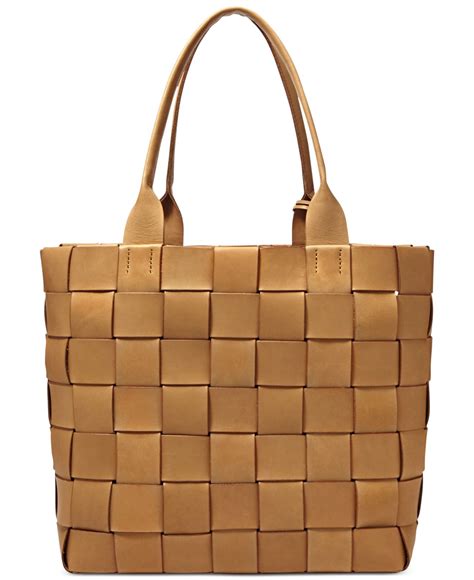 Lyst - Skagen Denmark Anja Woven Leather Tote in Brown