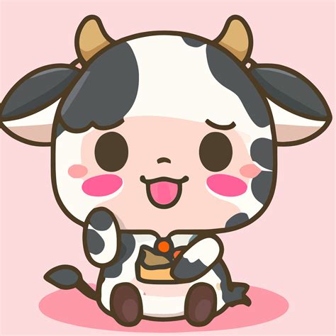 Kawaii Cow Cute Kawaii Cow Kawaii Stickers Kawaii Pho - vrogue.co