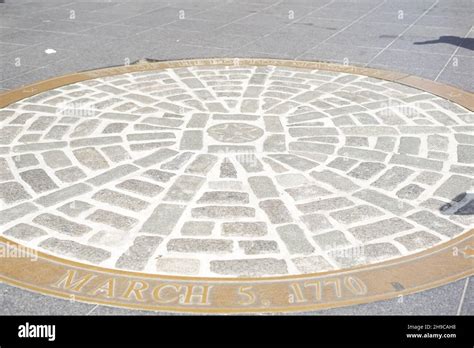 Famous Boston Massacre Monument in Boston, USA Stock Photo - Alamy