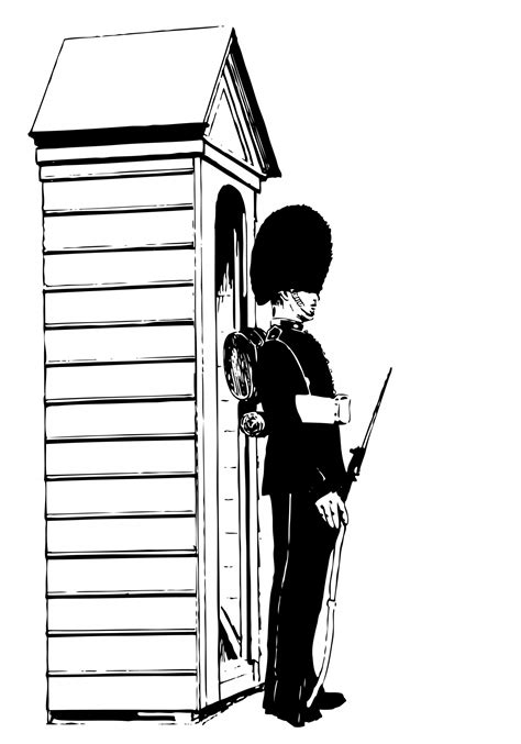 Sentry Guard Clipart Illustration Free Stock Photo - Public Domain Pictures